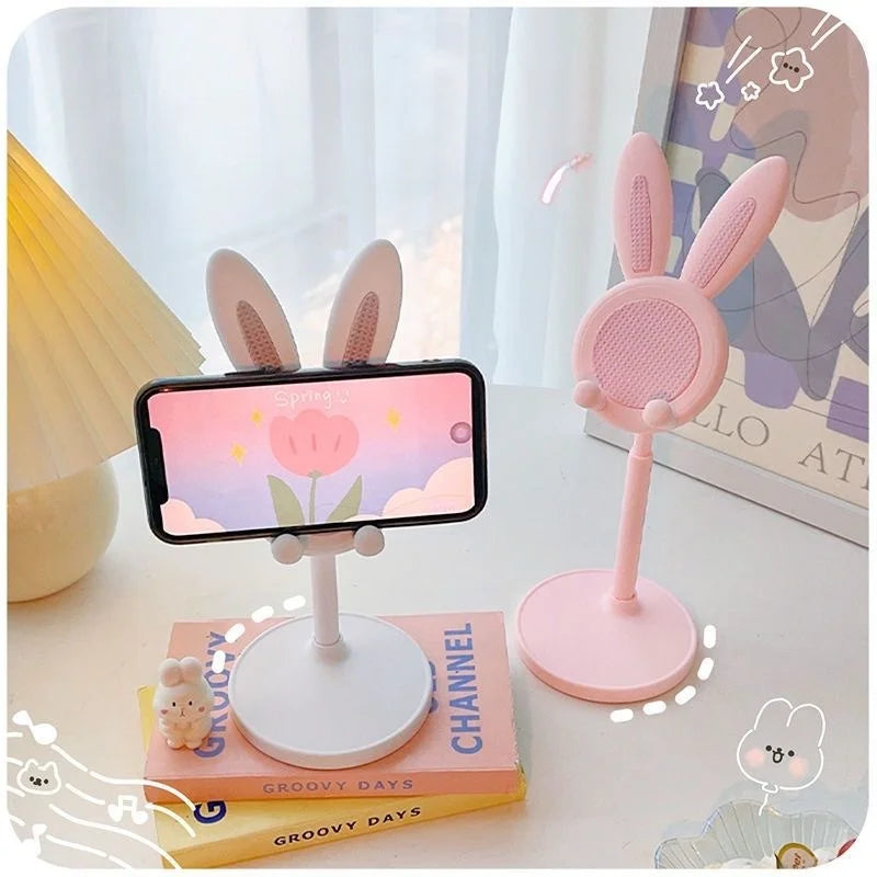 Cute Bunny Phone Stand For Desk