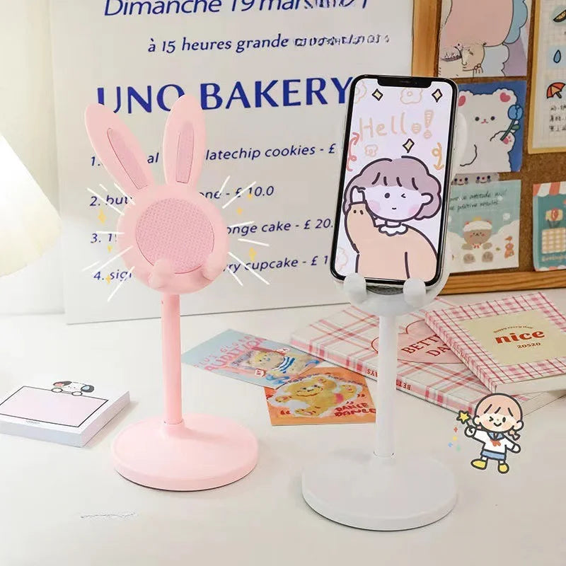 Cute Bunny Phone Stand For Desk
