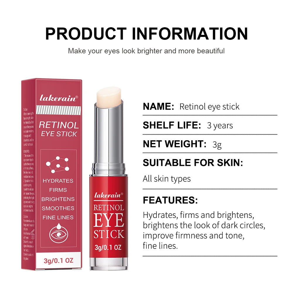 Retinol Eye Cream Stick For Dark Circles & Wrinkles