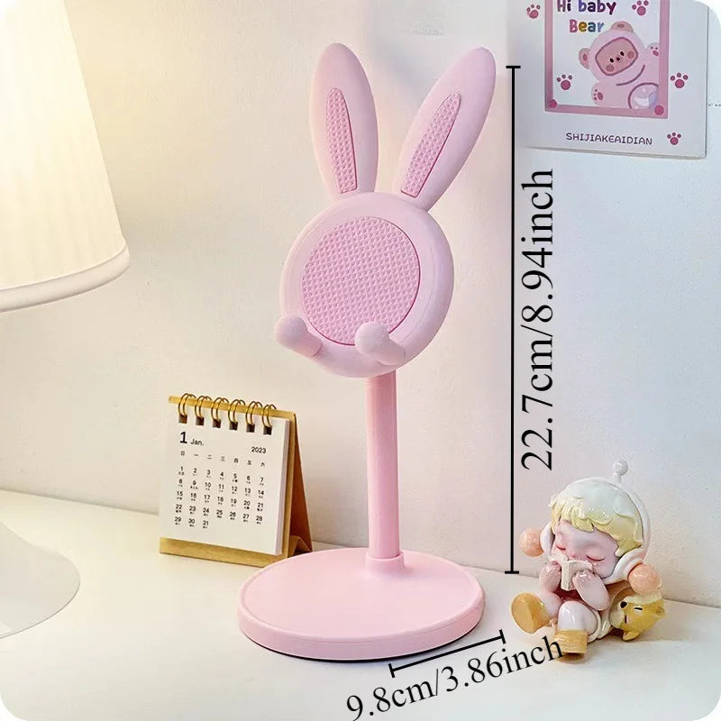Cute Bunny Phone Stand For Desk
